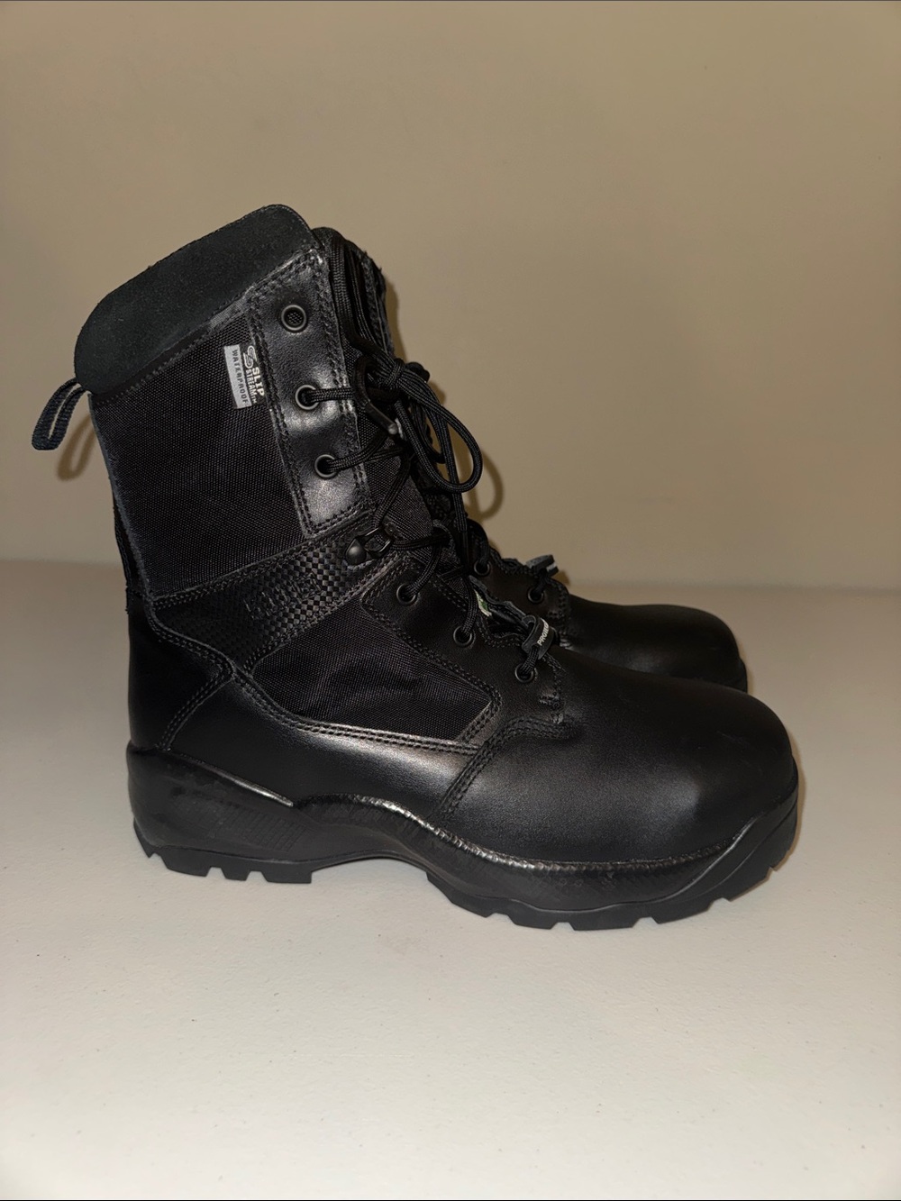 5.11 Tactical Black Lace-Up Duty Boots ortholite soles